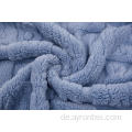 100%Polyester Sherpa Fleece mit Jacquard -Stoff